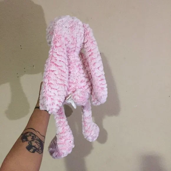 Pink Stuffed Animal Bunny - Picture 5 of 9